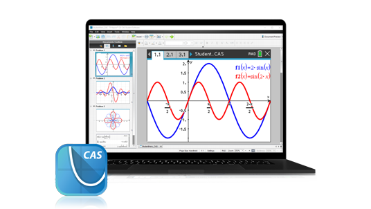 TI nSpire CX II CAS - Software para estudiantes - 1 año 