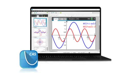 [NSCSX/S365/A] TI nSpire CX II CAS - Software para estudiantes - 1 año 